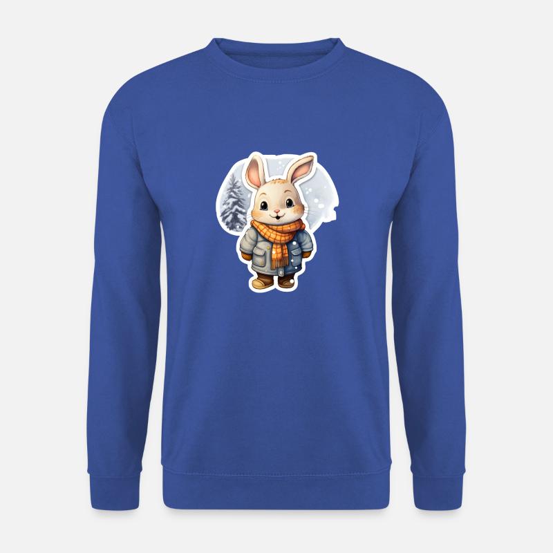 Winter Hase - Unisex Pullover - Royalblau