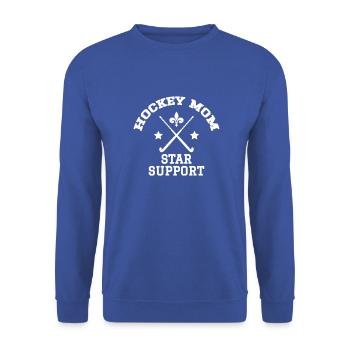 Hockey Mom - StarSupport - Sweat-shirt Unisexe - bleu royal - Devant - Alina (178cm) & Michal (187cm)