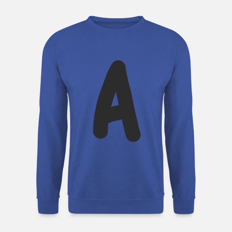 Buchstabe A - Unisex Pullover - Royalblau