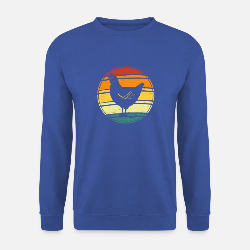 Hahn Huhn Henne - Unisex Pullover - Royalblau
