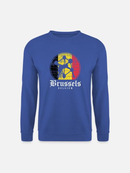 Brussels Beglium - Unisex Pullover - Royalblau