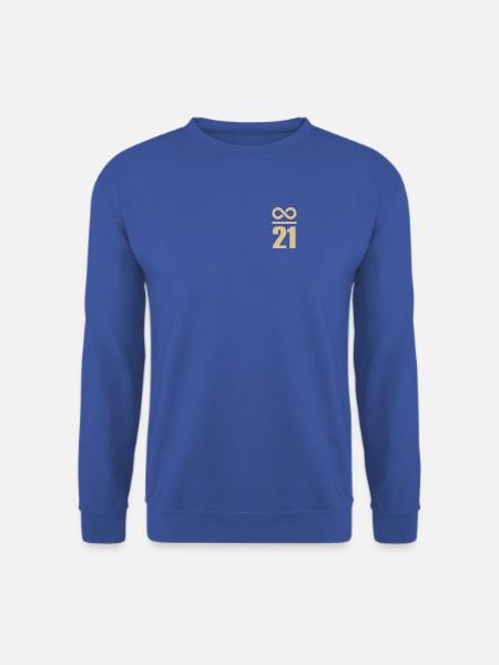 Bitcoin Sprüche Wertspeicher Unendlich 21 Millione - Unisex Pullover - Royalblau