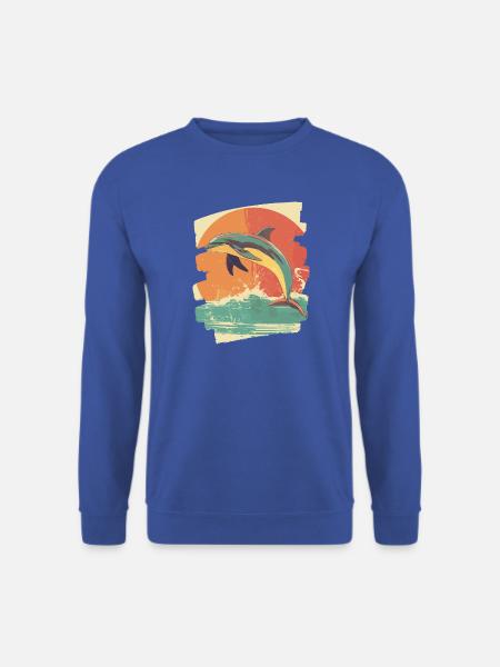 Delfin - Unisex Pullover - Royalblau