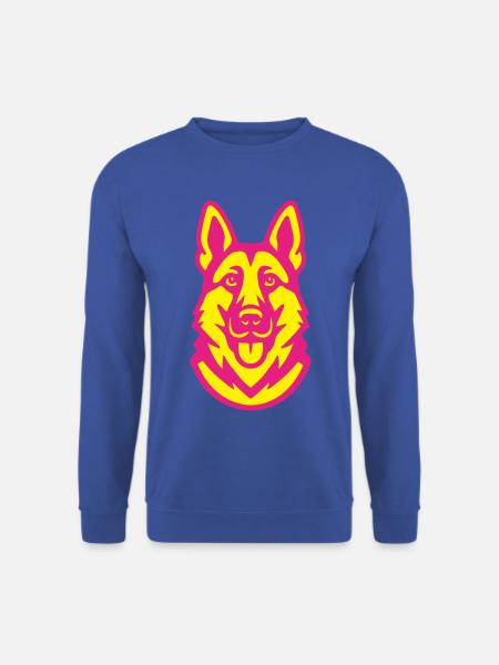 Schäferhund Pop-Art - Unisex Pullover - Royalblau