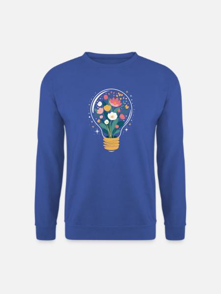 Blumen Wildblumen - Unisex Pullover - Royalblau