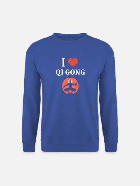 Wahrhaft Zen Qigong Qi Gong - Unisex Pullover - Royalblau