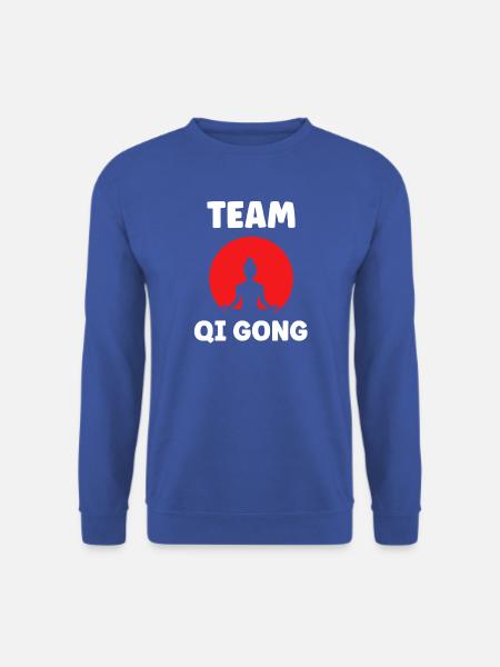 Qi Gong Design Zen Balance - Unisex Pullover - Royalblau