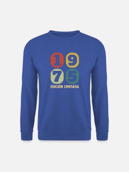 1975 Vintage Retro Geburtstagsgeschenk - Unisex Pullover - Royalblau