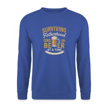 Planet vor Profit - Unisex Pullover - Royalblau - Vorne - Alina (178cm) & Michal (187cm)