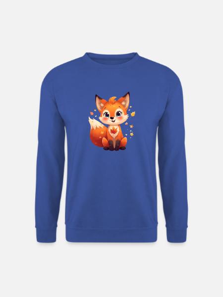 Herbstlicher Fuchs  - Unisex Pullover - Royalblau