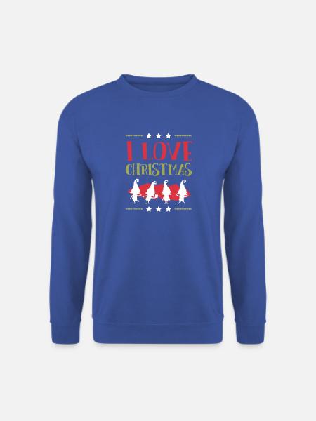 Ich Liebe Weihnachten - Unisex Pullover - Royalblau
