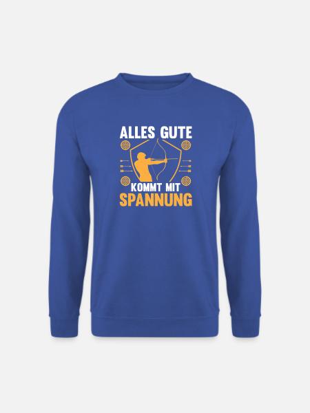 Bogenschütze Bogensport Bogenschießen - Unisex Pullover - Royalblau
