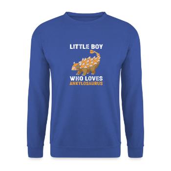 Ankylosaurus - Unisex Pullover - Royalblau - Vorne - Alina (178cm) & Michal (187cm)