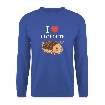 Woodlouse - Unisex Pullover - Royalblau - Vorne - Alina (178cm) & Michal (187cm)
