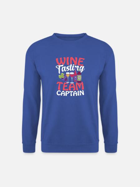 Wein-Tasting Teamkapitän - Unisex Pullover - Royalblau