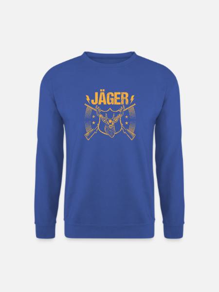 Jagd Jagen Waidmann Jäger - Unisex Pullover - Royalblau