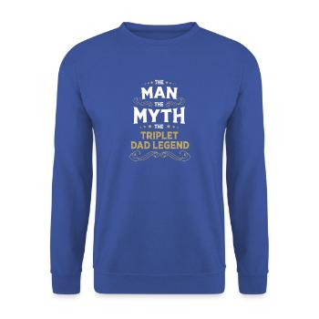 Drilling - Unisex Pullover - Royalblau - Vorne - Alina (178cm) & Michal (187cm)