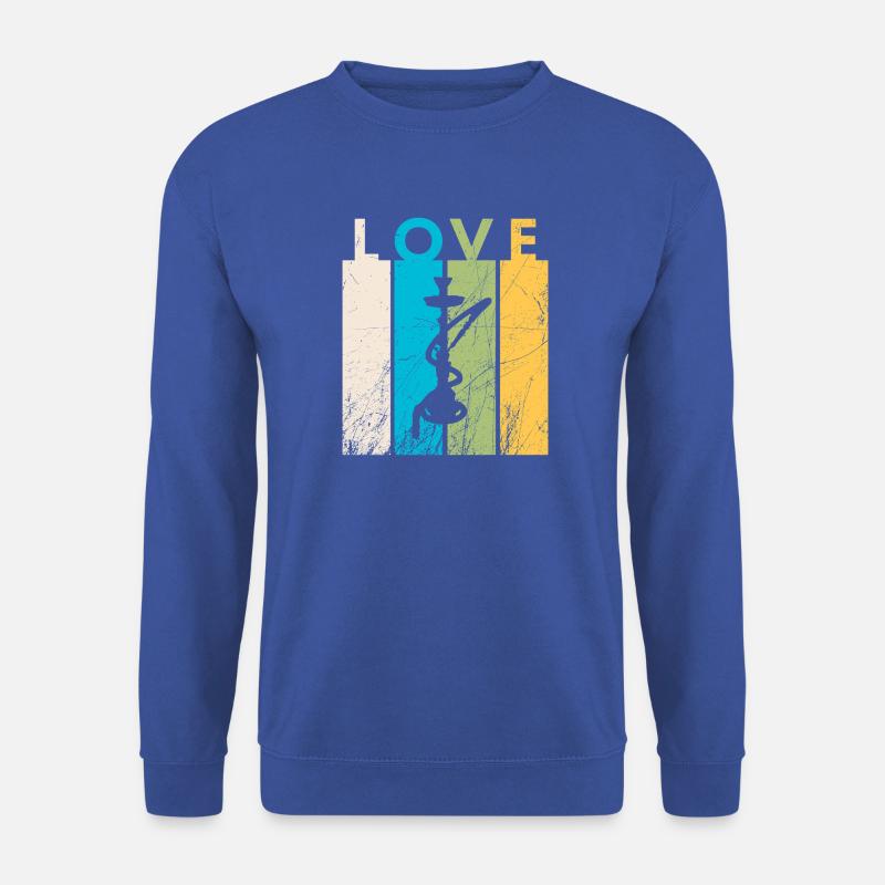 love shisha / hookah - Unisex Pullover - Royalblau