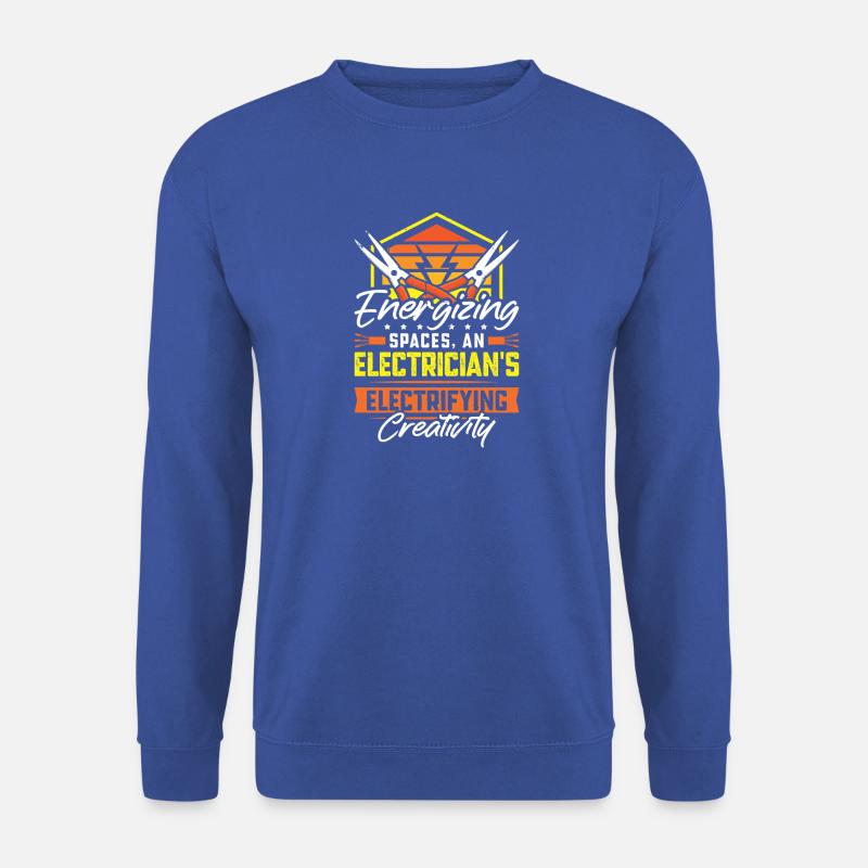 Electrician, Electronics Technician, Electrician - Unisex Sweatshirt - royal blue