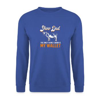 Vieh Viehzüchter - Unisex Pullover - Royalblau - Vorne - Alina (178cm) & Michal (187cm)