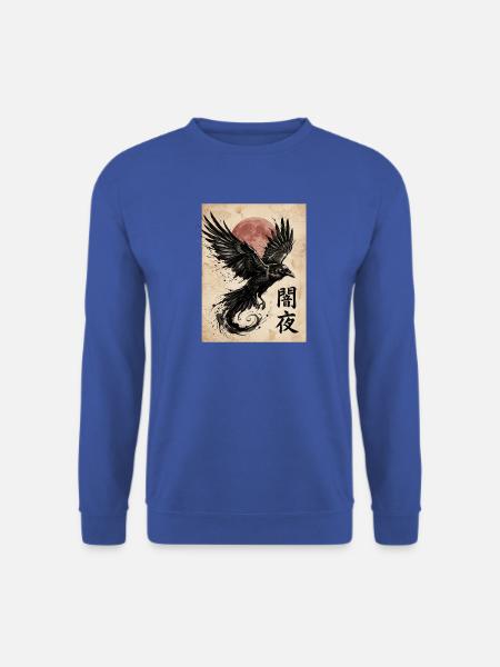 Rabe im Mondlicht - Unisex Pullover - Royalblau