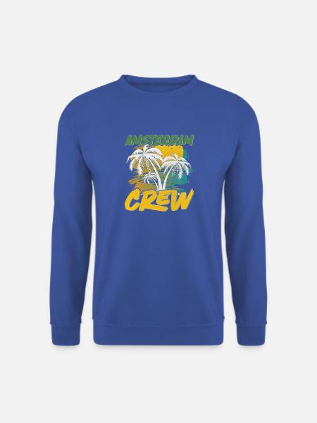 Amsterdam Crew - Unisex Pullover - Royalblau