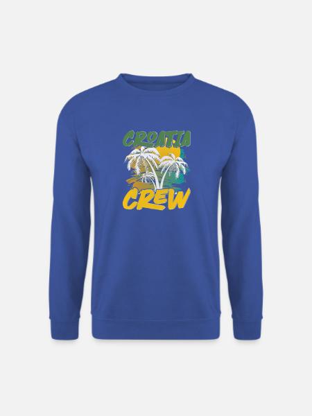 Croatia Crew - Unisex Pullover - Royalblau
