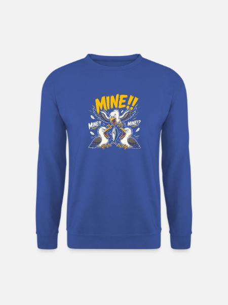 Möwenraub am Meer - Unisex Pullover - Royalblau
