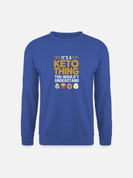 Keto Diät - Unisex Pullover - Royalblau