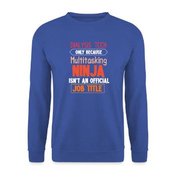 Dialysetechniker dialyse nephrologie - Unisex Pullover - Royalblau - Vorne - Alina (178cm) & Michal (187cm)
