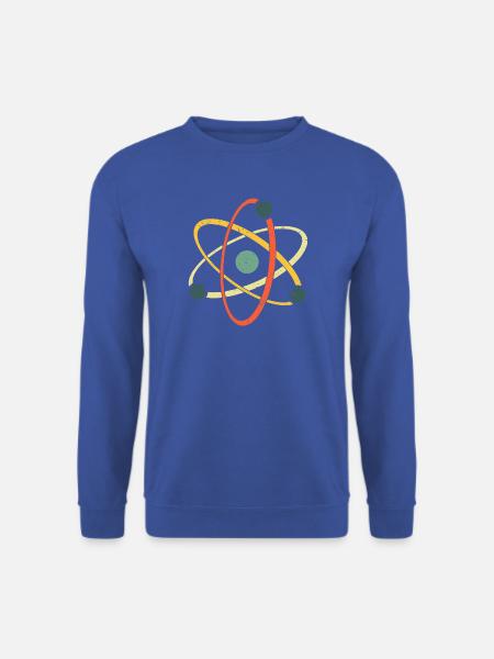 Cool Atom Art Biology Physics Chemistry Teacher - Unisex Pullover - Royalblau