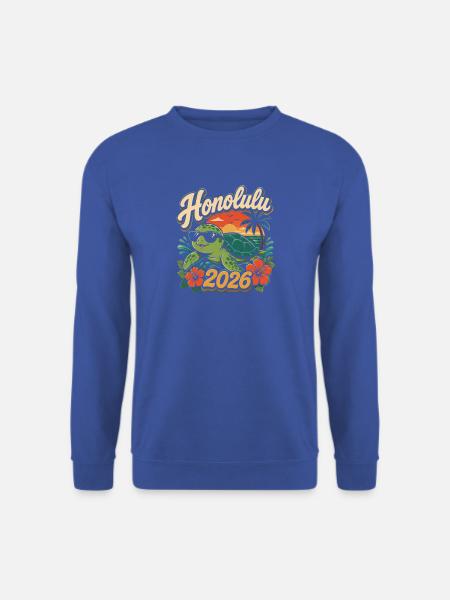 Honolulu 2026 Schildkröte - Unisex Pullover - Royalblau