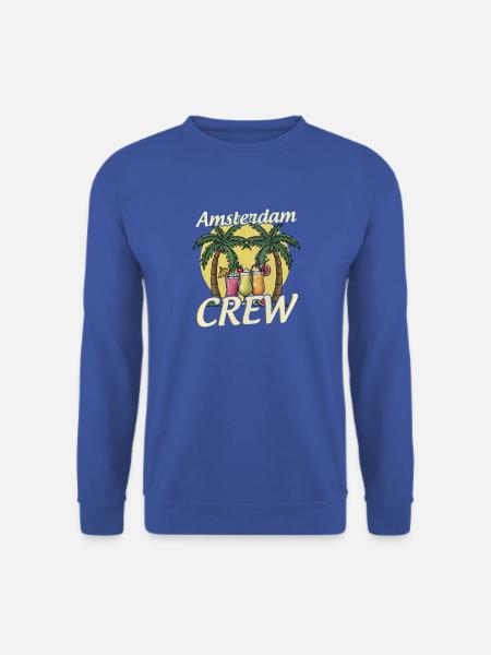 Amsterdam Crew - Unisex Pullover - Royalblau