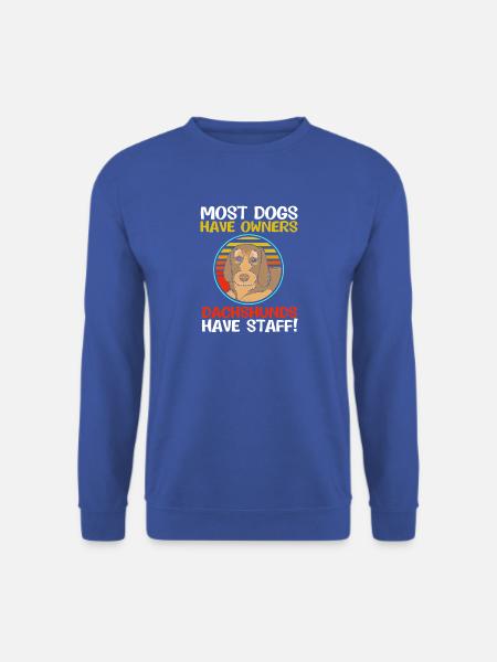 Rauhaardackel Dachshund - Unisex Pullover - Royalblau