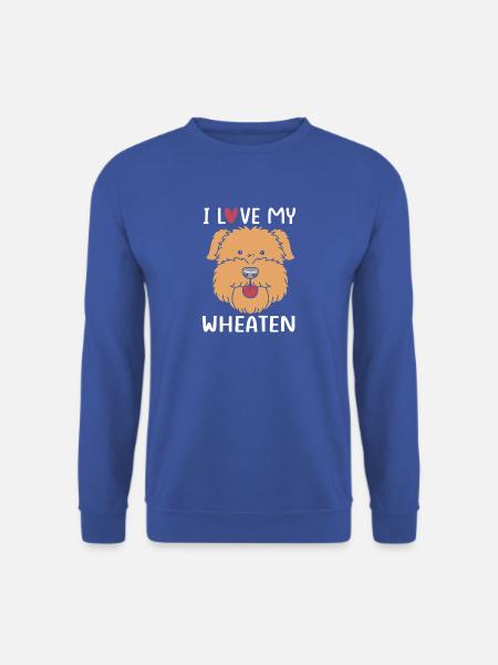 Wheaten Terrier - Unisex Pullover - Royalblau