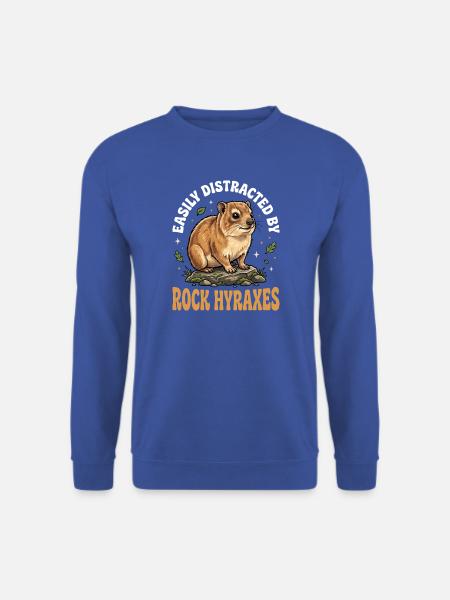Leicht von Klippschliefern abgelenkt - Unisex Pullover - Royalblau