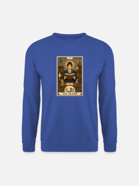 Leser | Bücher Tarot - Unisex Pullover - Royalblau