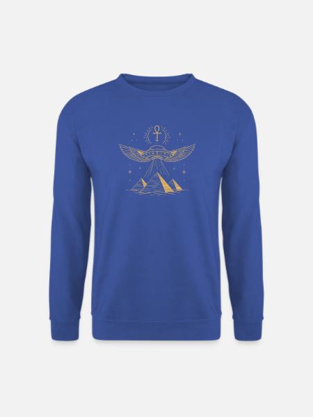 Ägyptische UFO-Pyramiden - Unisex Pullover - Royalblau