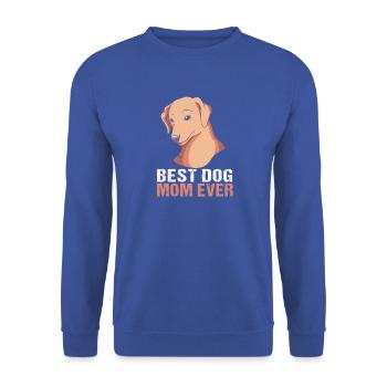 Chesapeake Bay Retriever - Unisex Pullover - Royalblau - Vorne - Alina (178cm) & Michal (187cm)