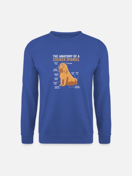 Cocker Spaniel - Unisex Pullover - Royalblau