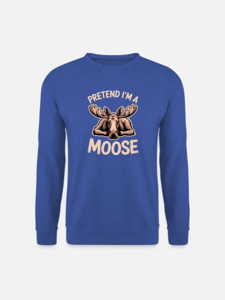 Elch Sprüche Elche Lustiges Elch Geschenk - Unisex Pullover - Royalblau
