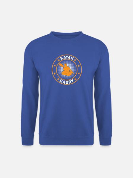 Kayak Daddy Kayaking Daddy Kayaker - Unisex Pullover - Royalblau