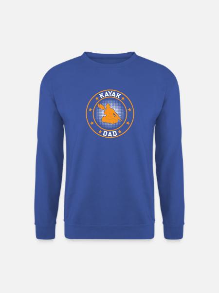 Kayak Dad Kayaking Daddy Kayaker - Unisex Pullover - Royalblau