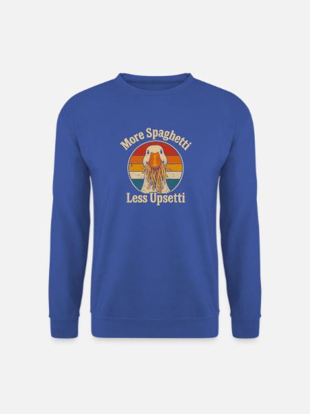 Mehr Spaghetti Weniger Upsetti - Unisex Pullover - Royalblau