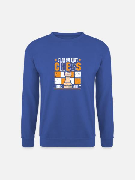 Schach Schachspieler Schachbrett - Unisex Pullover - Royalblau