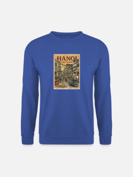 Hanoi Vietnam Sunset - Unisex Pullover - Royalblau
