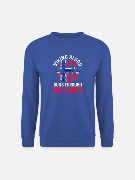Norway Vacation Norge Fjords Travel Scandinavian - Unisex Pullover - Royalblau
