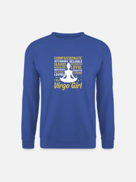 Sternzeichen Jungfrau - Unisex Pullover - Royalblau