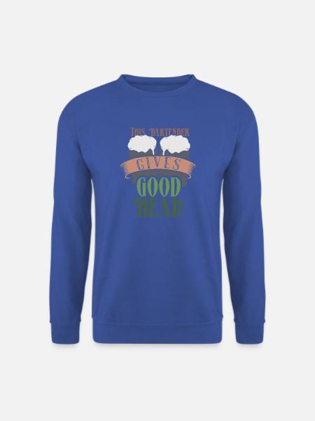 Kellner Barkeeper Ober Bar Bartender barchef - Unisex Pullover - Royalblau