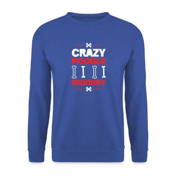 POODLE - Unisex Pullover - Royalblau - Vorne - Alina (178cm) & Michal (187cm)